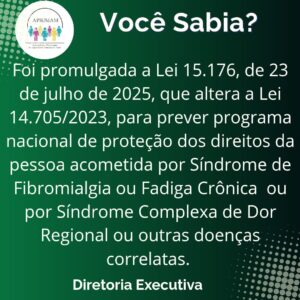 Leia mais sobre o artigo Você sabia? Lei Federal nº 15.176, de 23 de julho de 2025