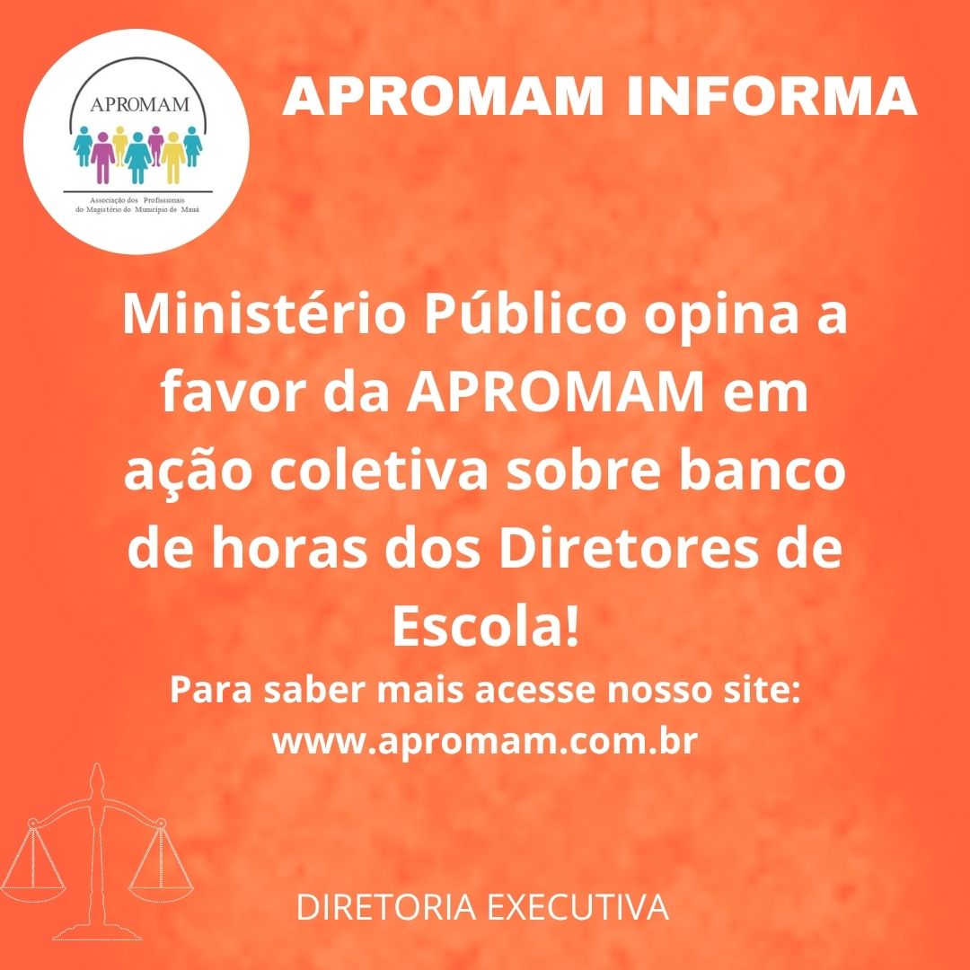 Leia mais sobre o artigo M.P. opina a favor da APROMAM