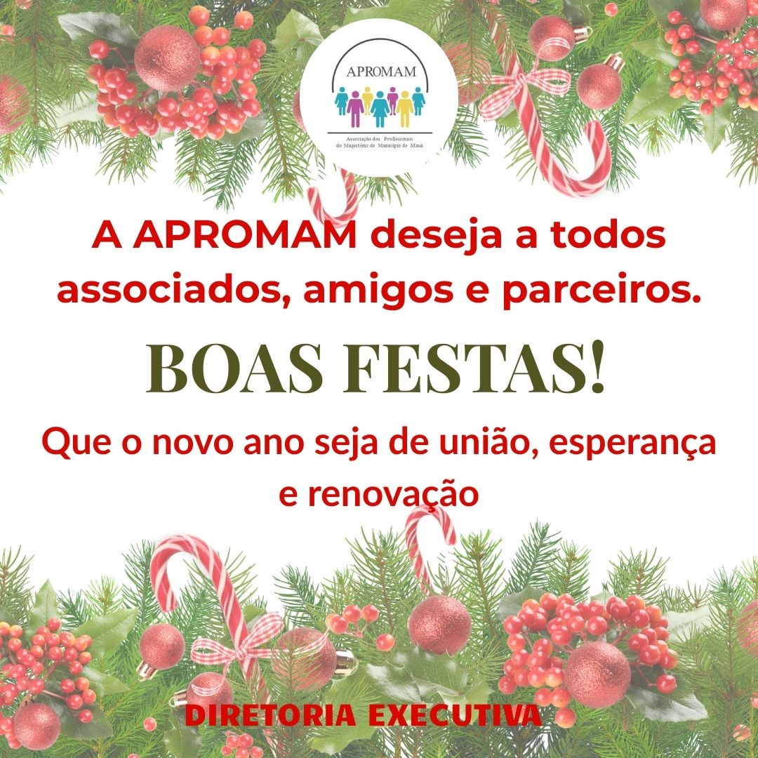 Leia mais sobre o artigo APROMAM deseja a todos associados, amigos e parceiros – BOAS FESTAS!