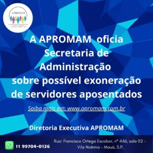 Leia mais sobre o artigo APROMAM oficia Secretaria de Administração
