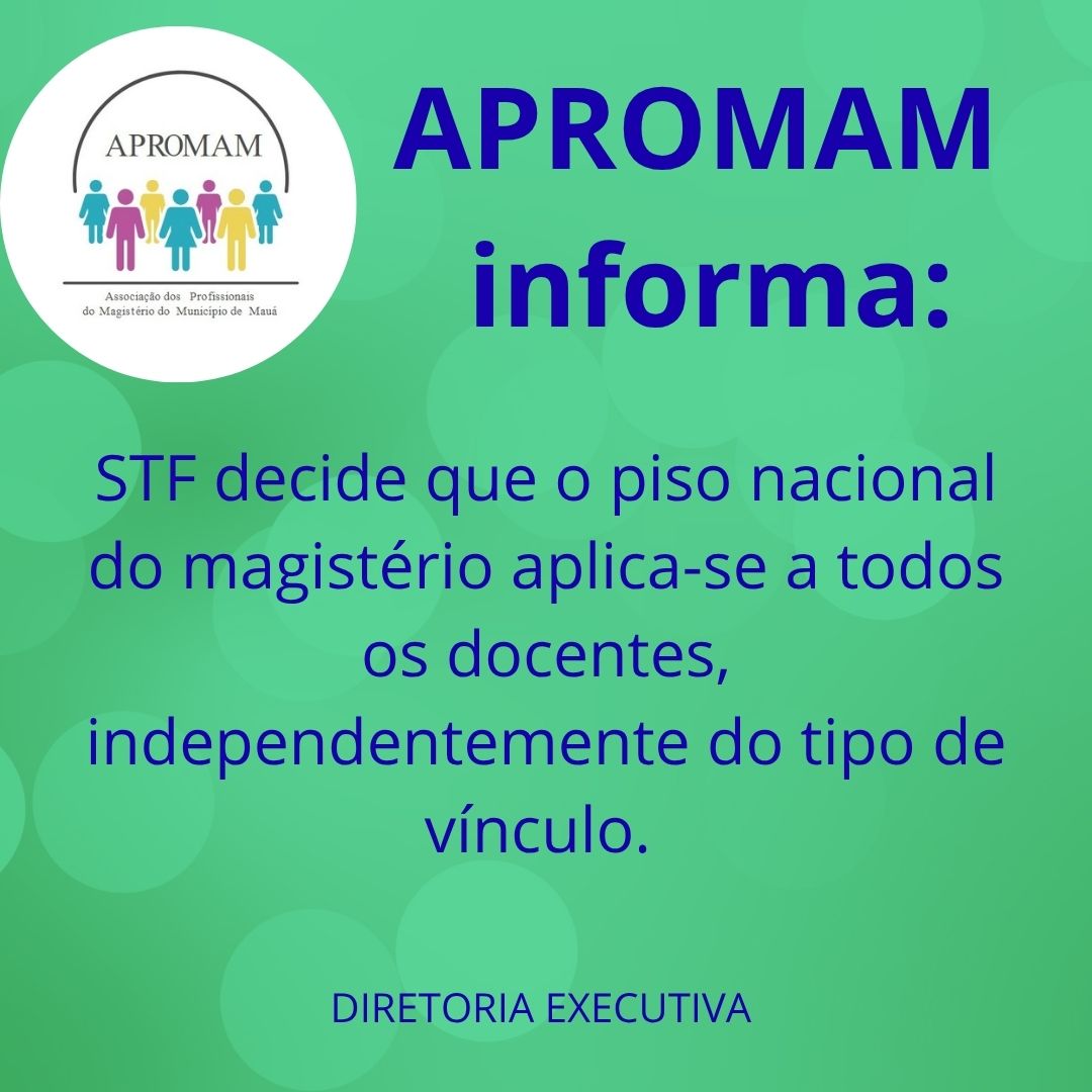 Leia mais sobre o artigo STF decide o piso nacional do magistério