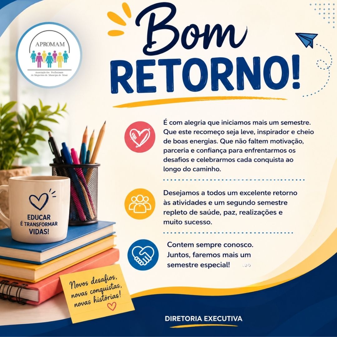 No momento, você está visualizando Bom retorno!