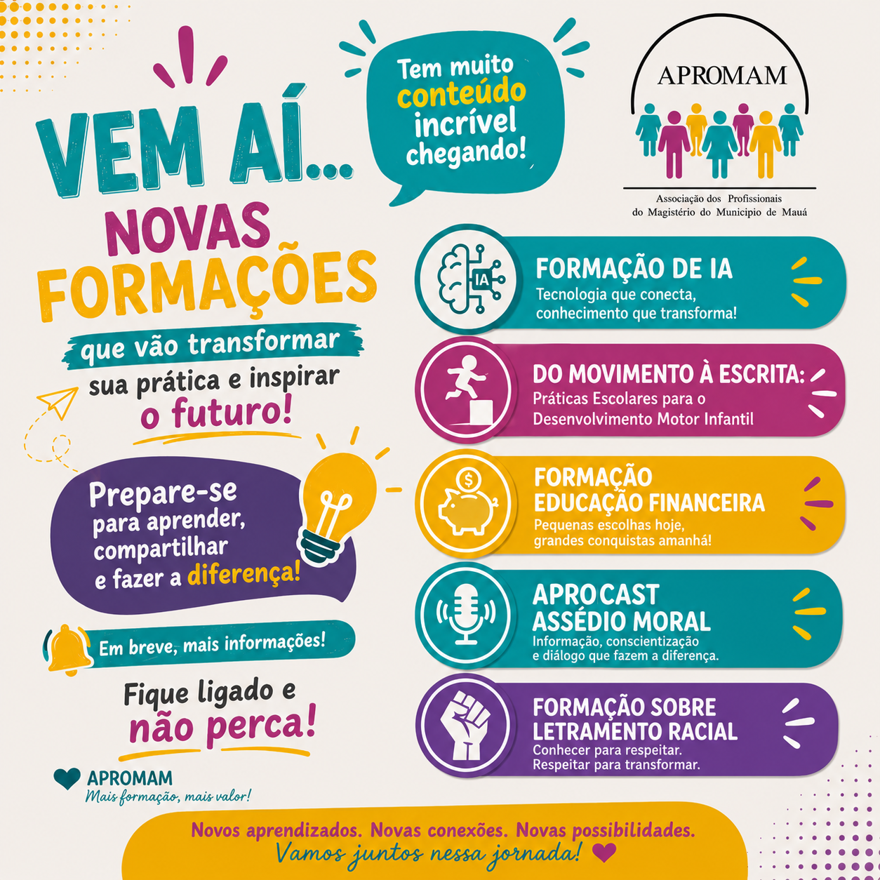 No momento, você está visualizando VEM AÍ UM NOVO CICLO DE APRENDIZADOS!