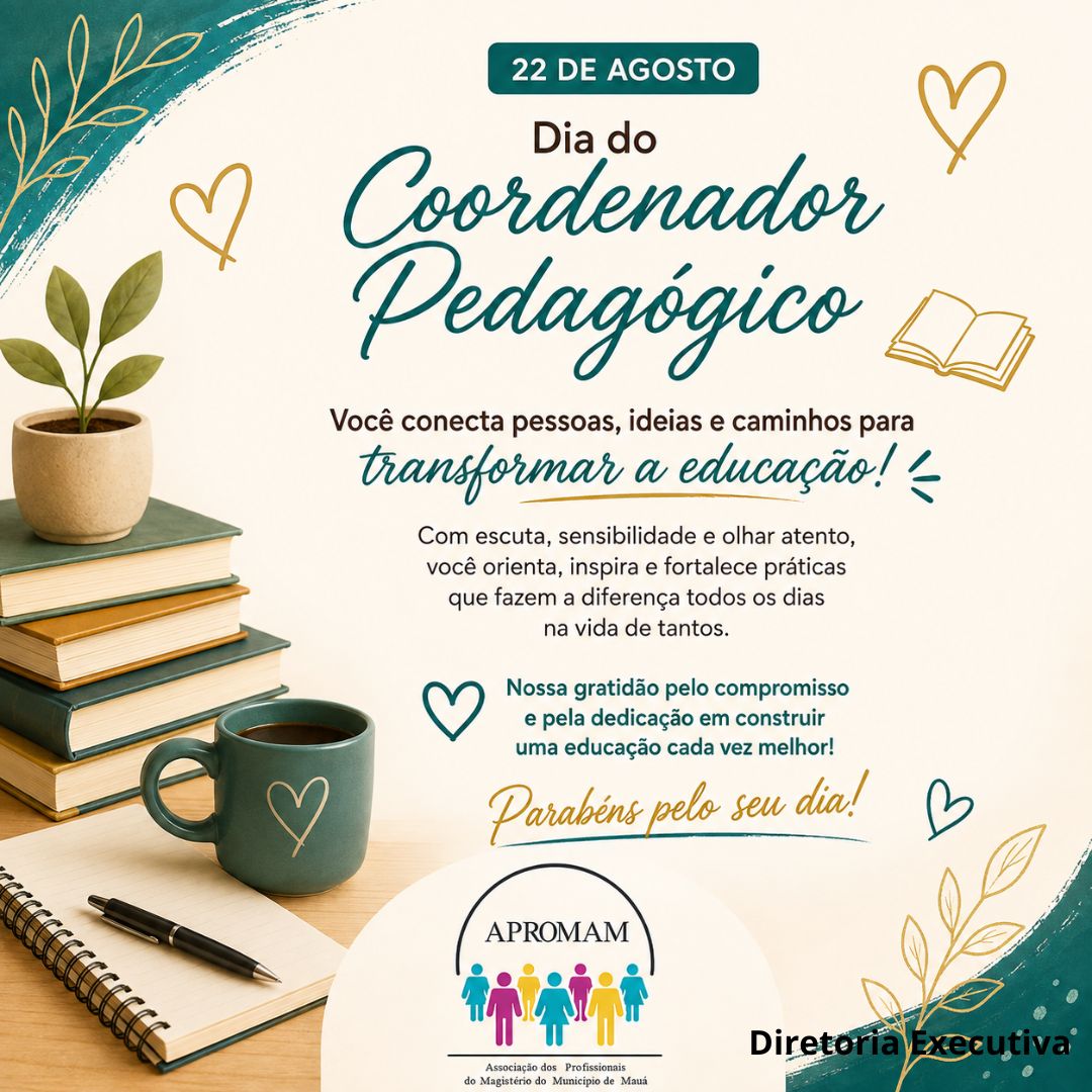 No momento, você está visualizando 22 de agosto – Dia do Coordenador Pedagógico