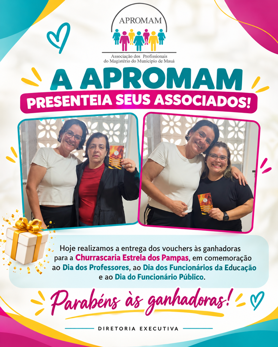 No momento, você está visualizando A APROMAM presenteia seus associados!